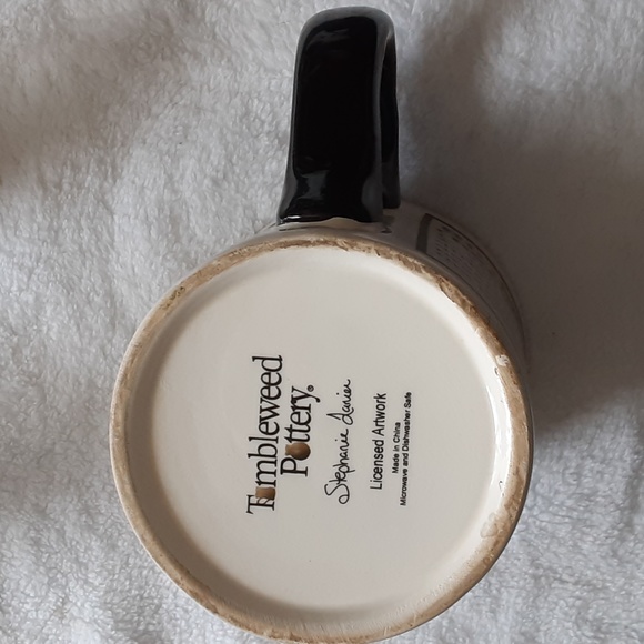 "Birthday Girl" licensed art Stephanie Lanier Tumbleweed Pottery Blk/White mug - Picture 4 of 7